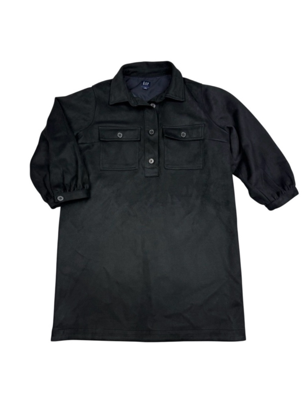 GAP Charcoal Button-Up Dress